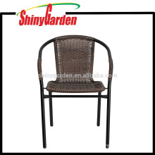 Rattan Indoor-Outdoor Restaurante Jardim Stack Chair